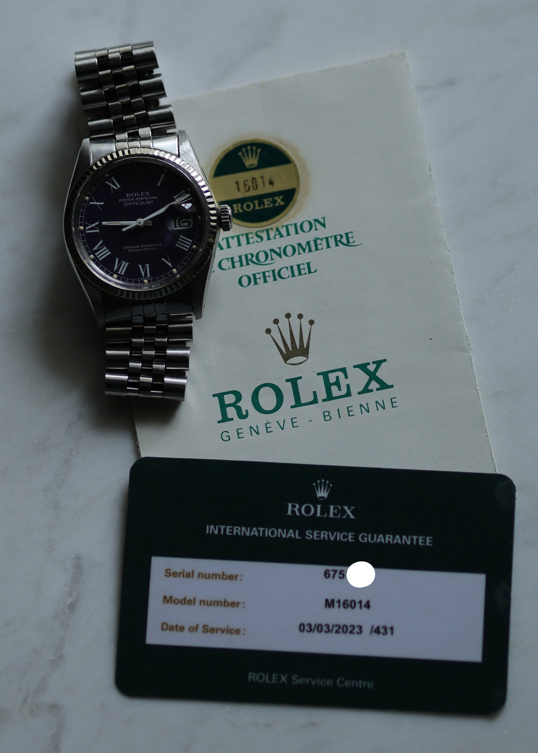 Rolex Datejust 16014 "Buckley"