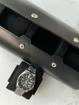 Black Leather Watch Rolls