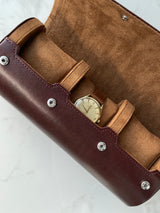 Brown Leather Watch Rolls