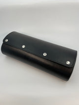 Black Leather Watch Rolls