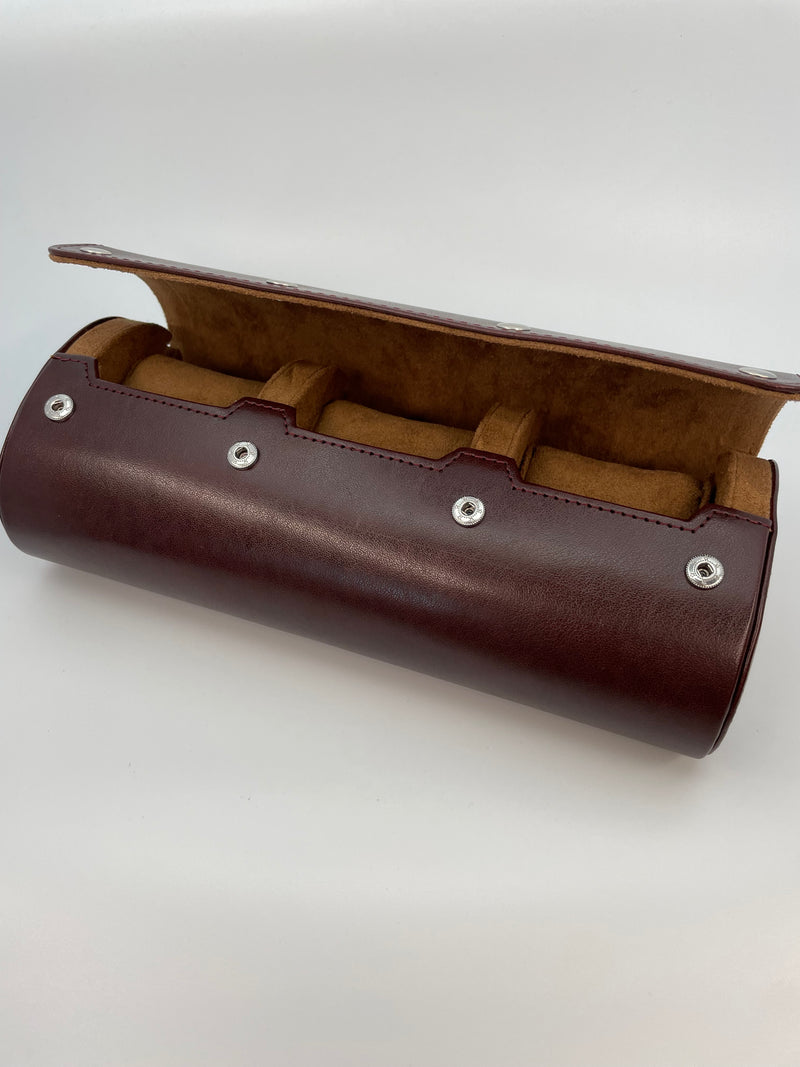 Brown Leather Watch Rolls