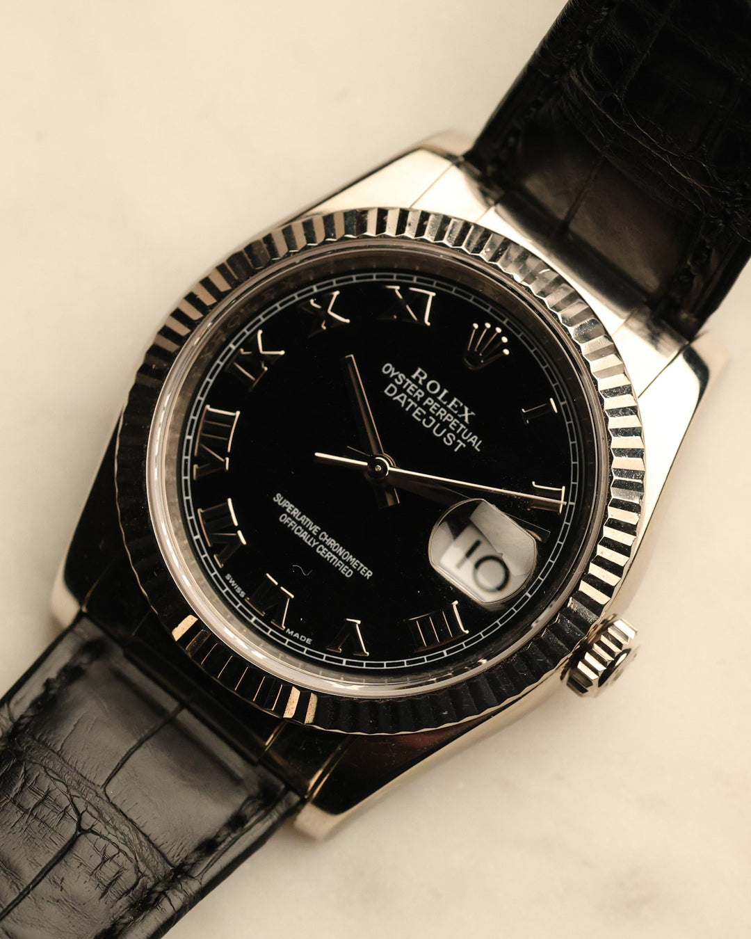 Rolex Datejust Whitegold 116139