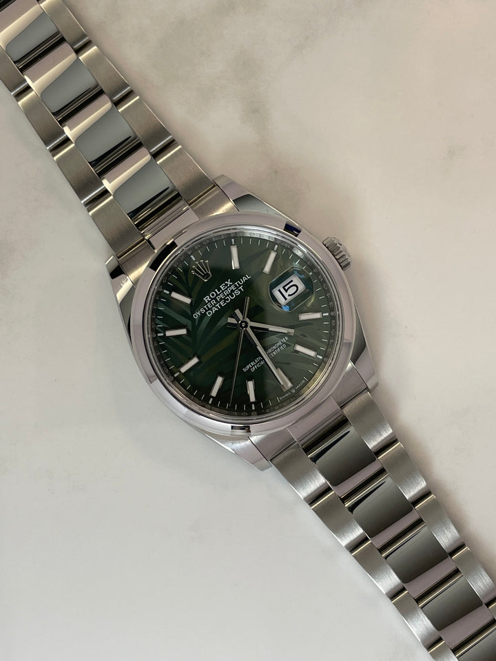 Rolex Datejust 126200 Palm Dial