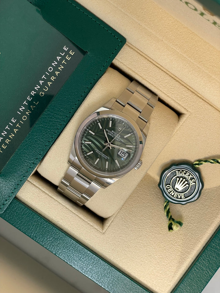 Rolex Datejust 126200 Palm Dial